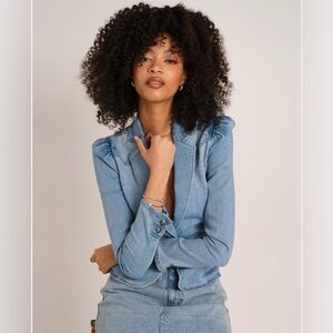 For The Republic Denim Blazer